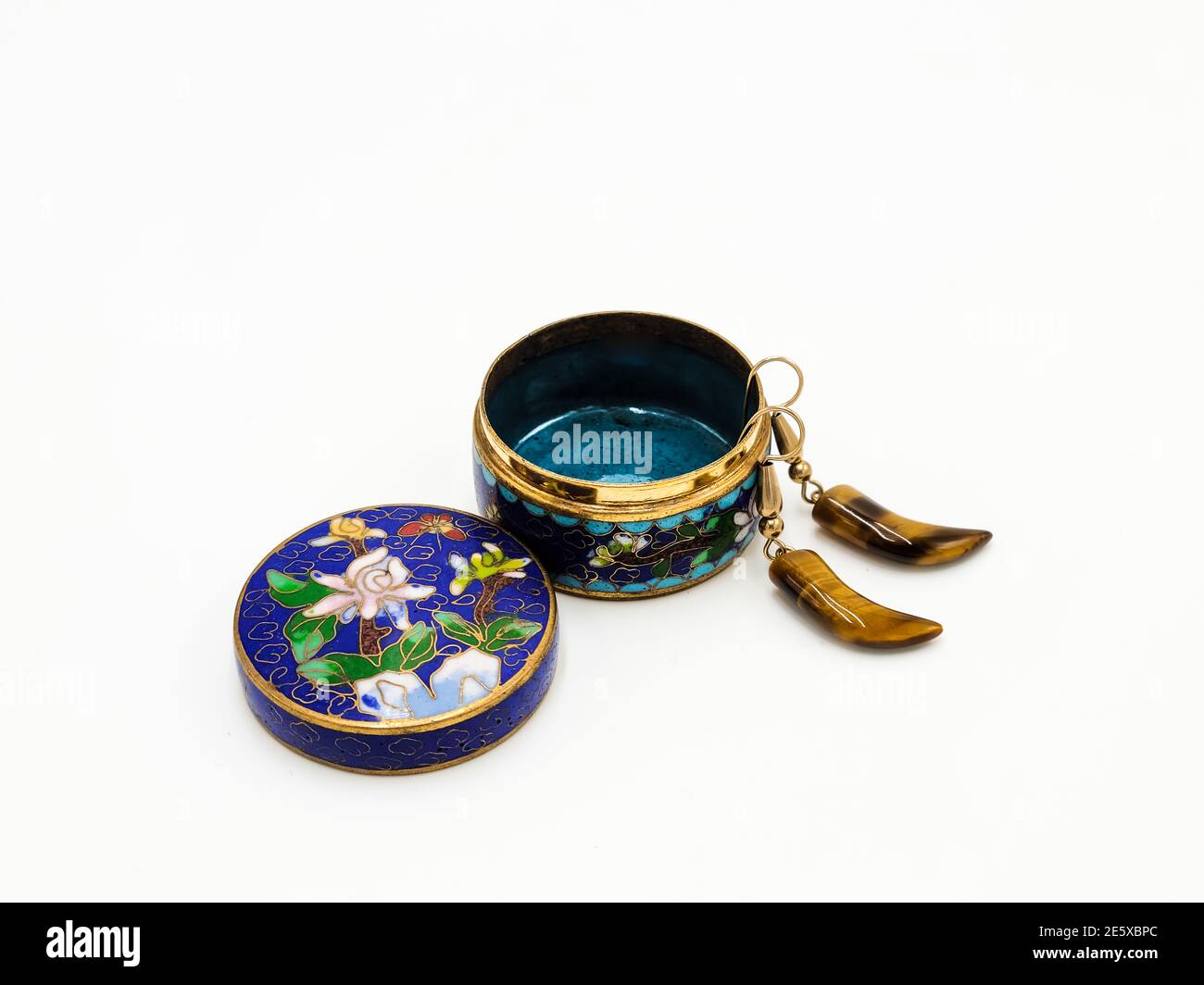 Schmuck Ohrringe in Vintage-Schmuck für die Sammlung Stockfoto