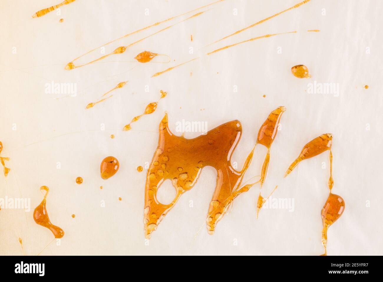 Karamellisierter Zucker. Kulinarische Süßigkeiten. Gourmet-Essen. Stockfoto