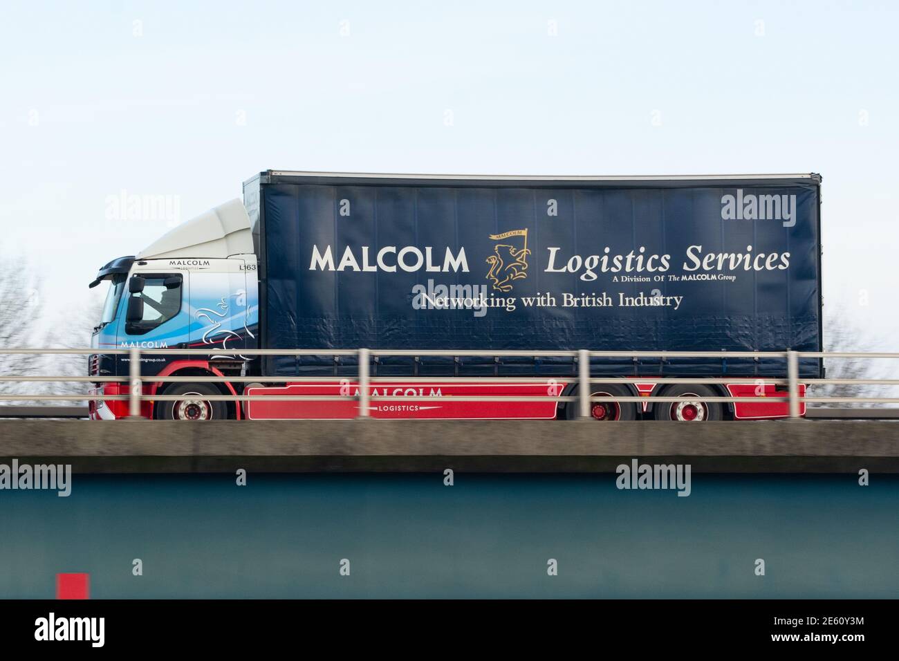 Malcolm Logistics Services Stockfoto