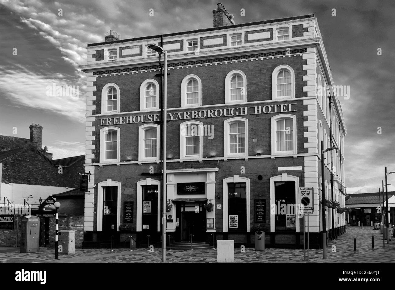 The Yarborough Hotel, ein Weatherspoons Pub und Hotel, Grimsby Town, Lincolnshire, England Stockfoto
