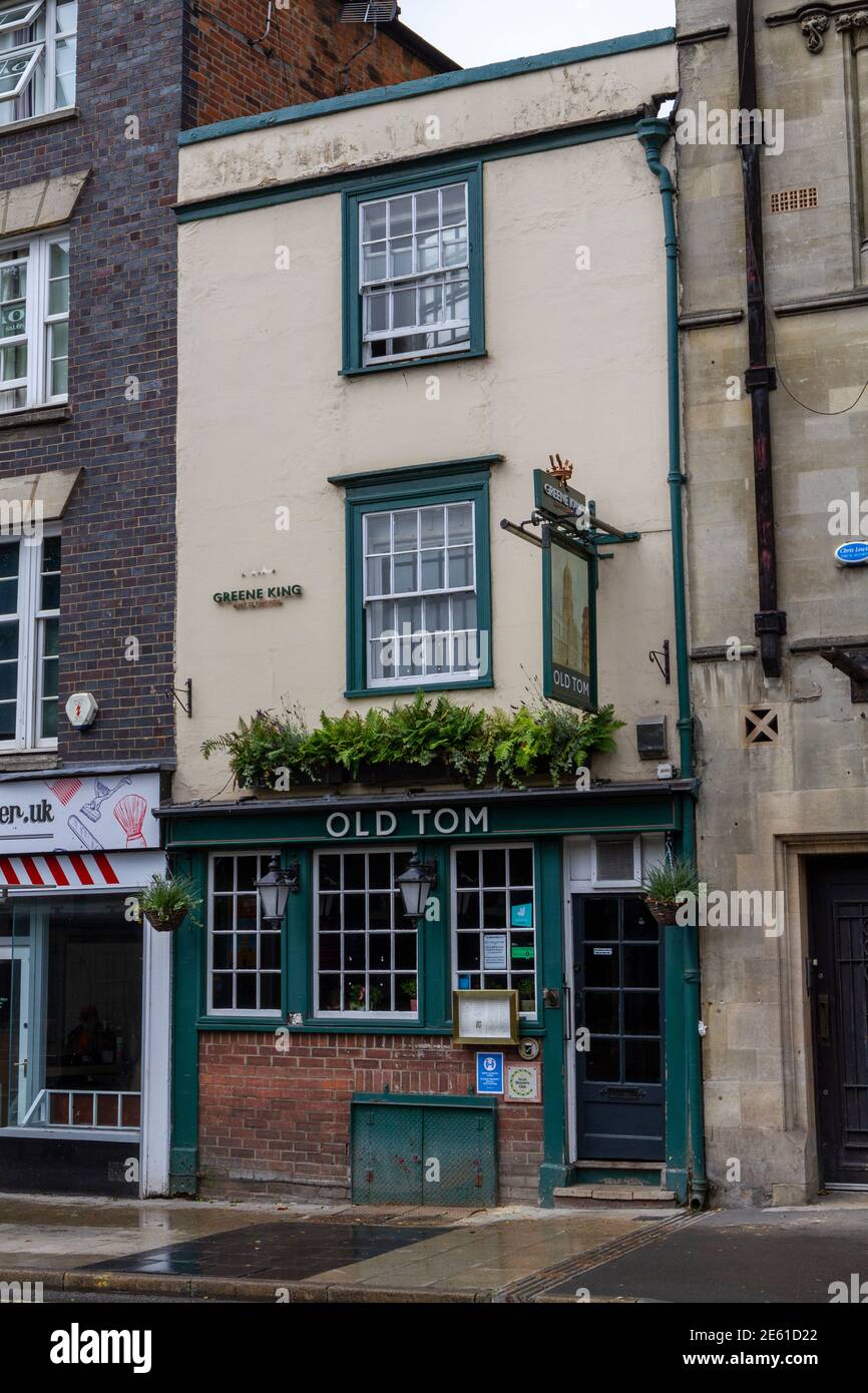 The Old Tom Traditional English public House on St Aldate's, Oxford, Oxfordshire, Großbritannien. Stockfoto