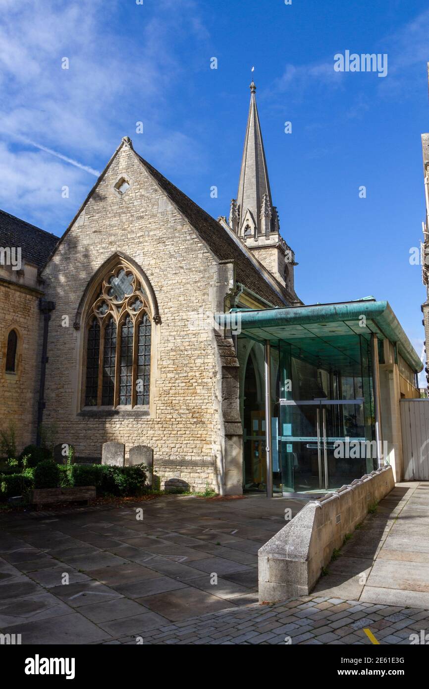 St Aldate's ist eine Church of England Pfarrkirche, Oxford, Oxfordshire, Großbritannien. Stockfoto