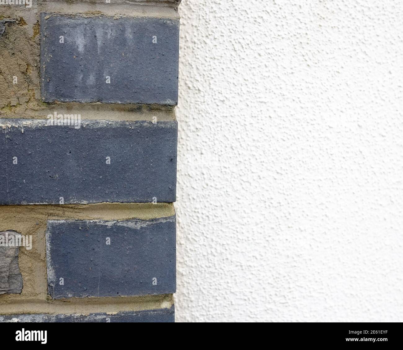 Januar 2021 - Mauerwerk Details für Hintergrund oder Textur in Portishead, North Somerset, UK Stockfoto