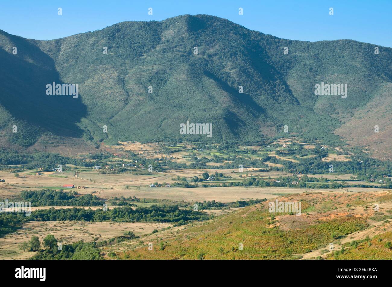 Schöne Landschaft von Nordalbanien an der Grenze zum Kosovo Stockfoto