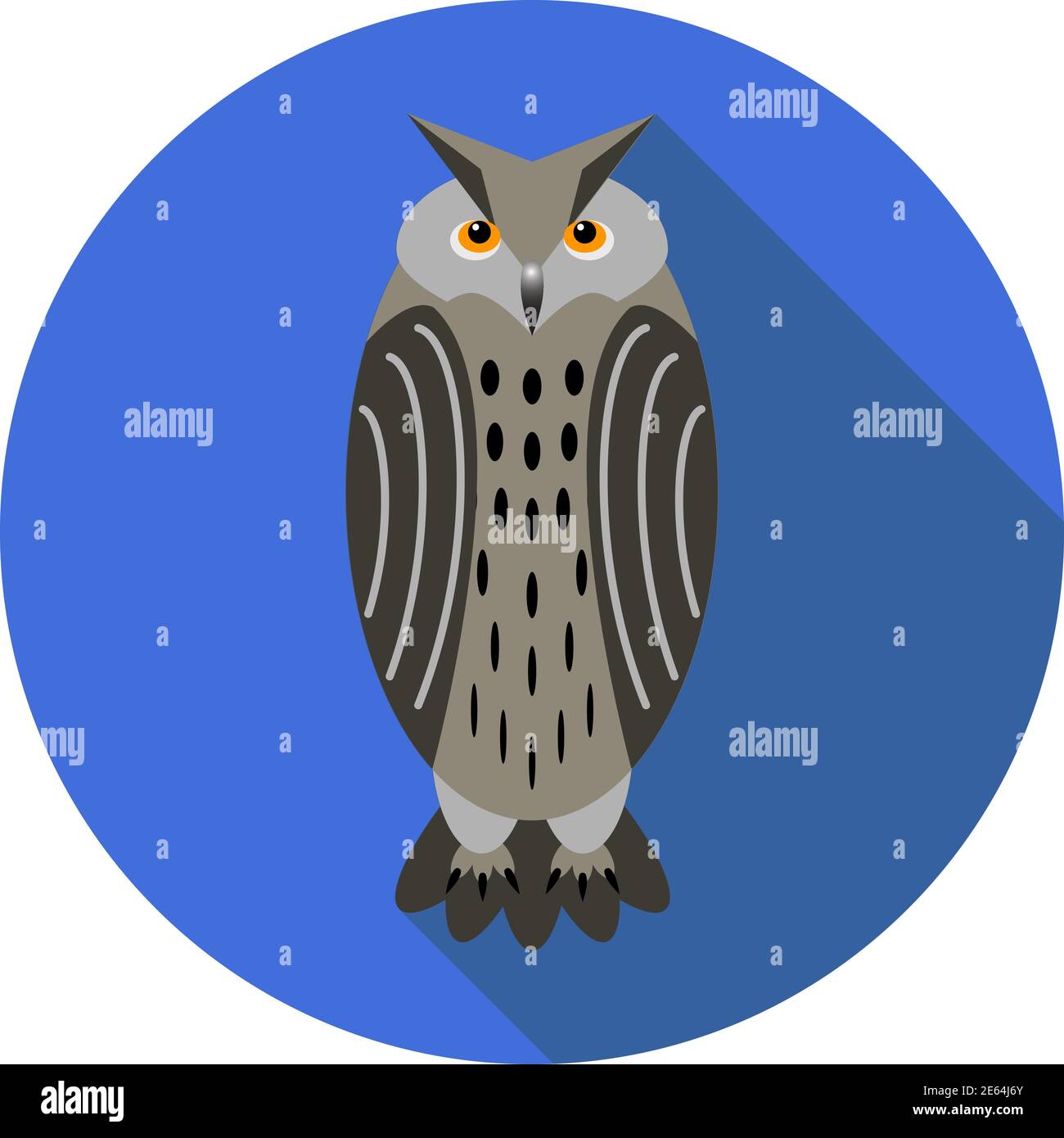 Adler-Eule-Symbol Stock Vektor