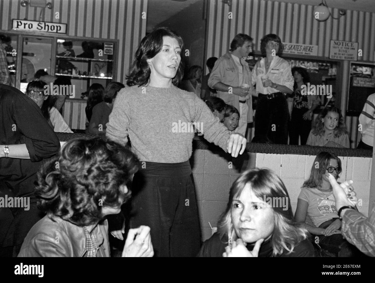 Lily Tomlin bei Flippers, 1978 Stockfoto