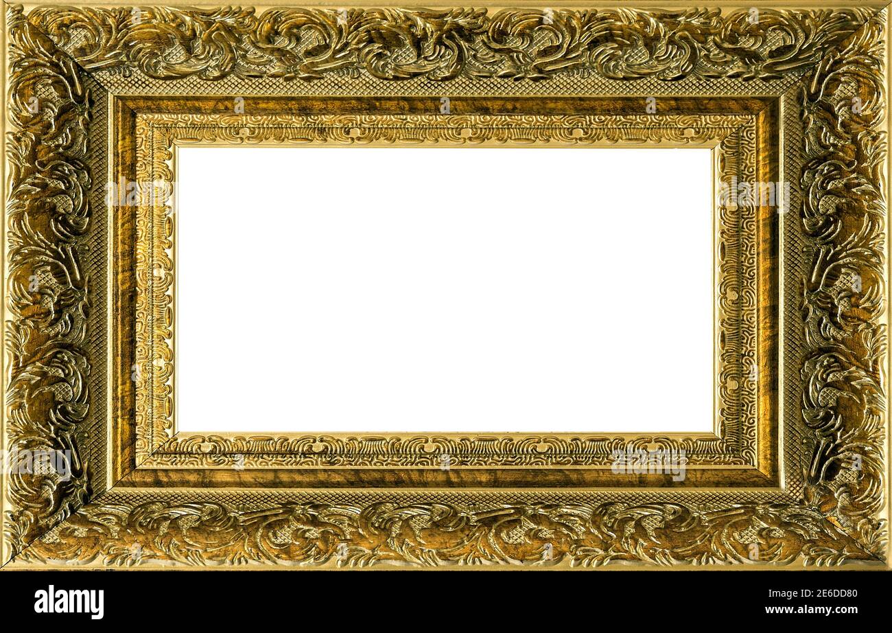 Dekorative vintage goldenen Rahmen Bordüre Bild Stockfotografie - Alamy