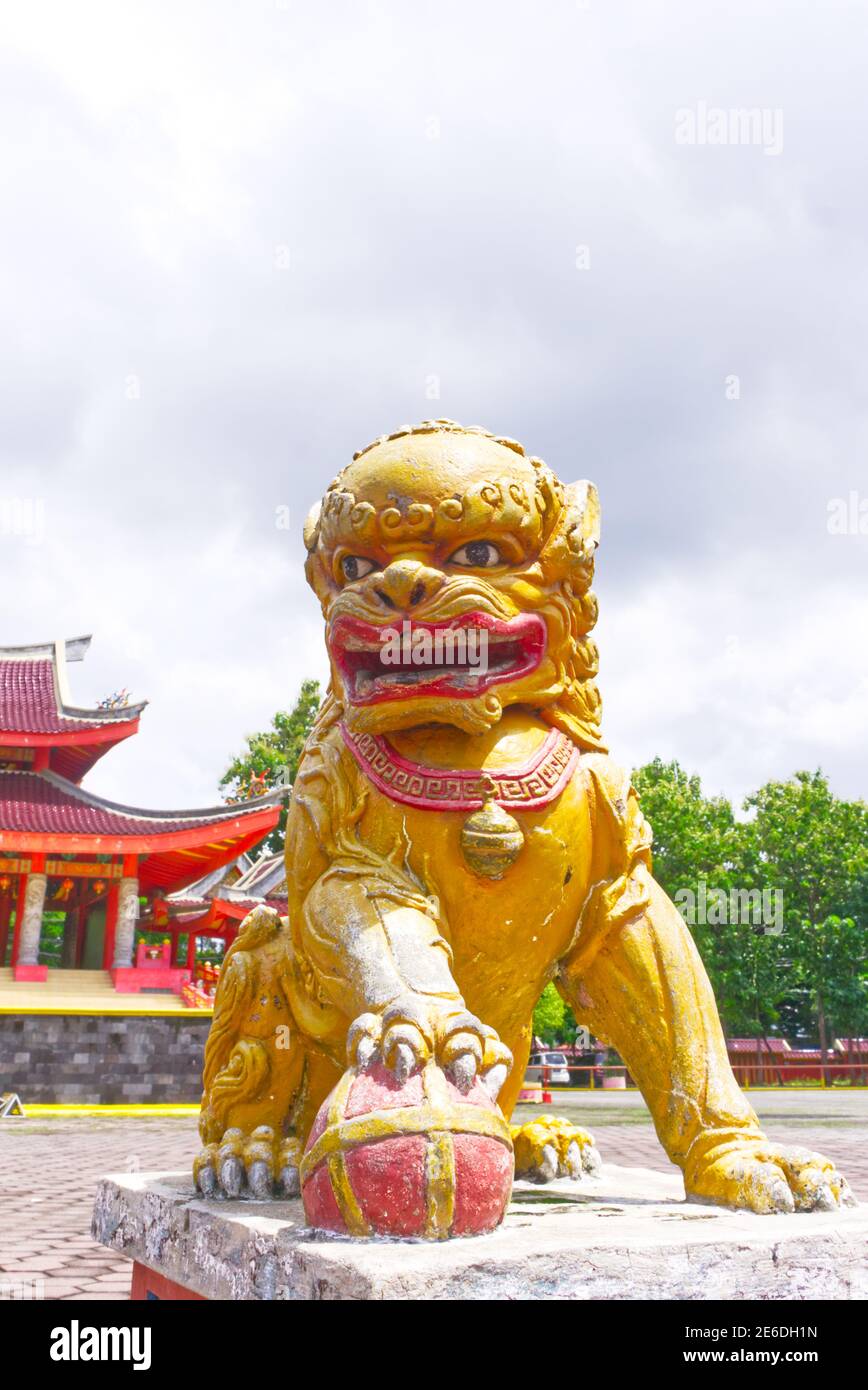 Semarang, Indonesien - 21. Januar 2021: Sampokong auch bekannt als Gedung Batu Tempel, ist der älteste chinesische Tempel semarang Stadt, Zentral-java, indonesi Stockfoto