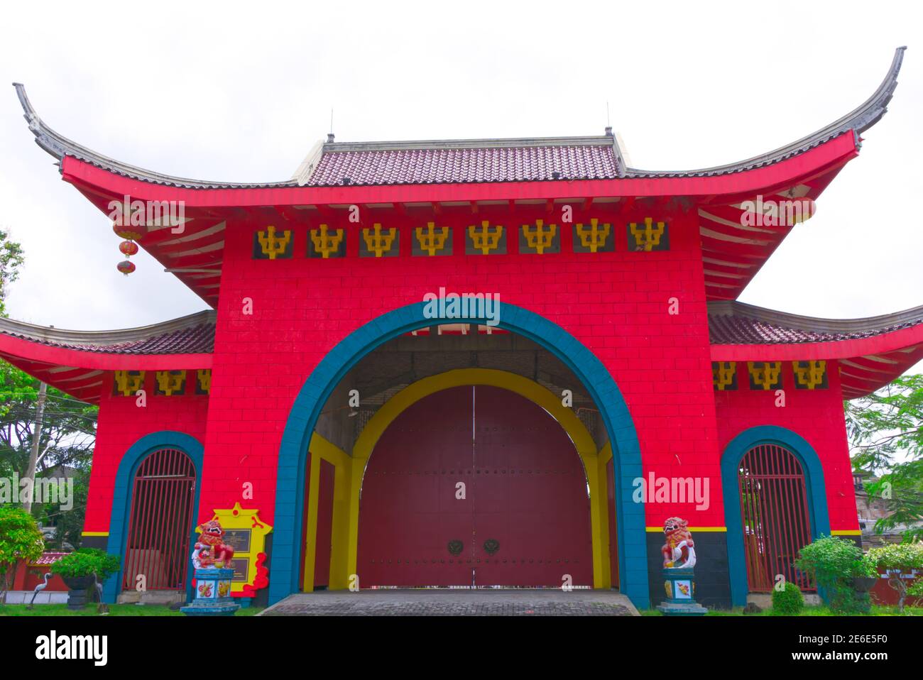 Semarang, Indonesien - 21. Januar 2021: Sampokong auch bekannt als Gedung Batu Tempel, ist der älteste chinesische Tempel semarang Stadt, Zentral-java, indonesi Stockfoto