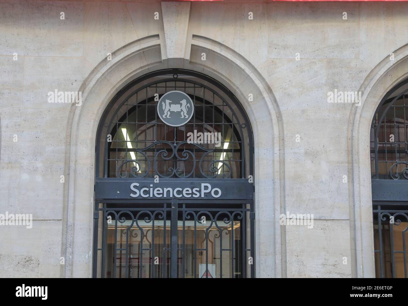 CHAMPAGNE SOCIALISTS STANDORTE IN PARIS Stockfoto
