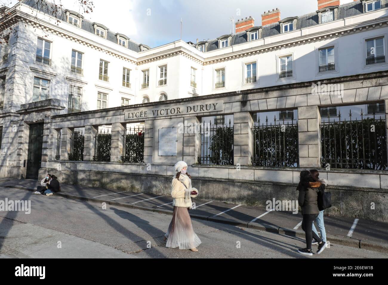CHAMPAGNE SOCIALISTS STANDORTE IN PARIS Stockfoto