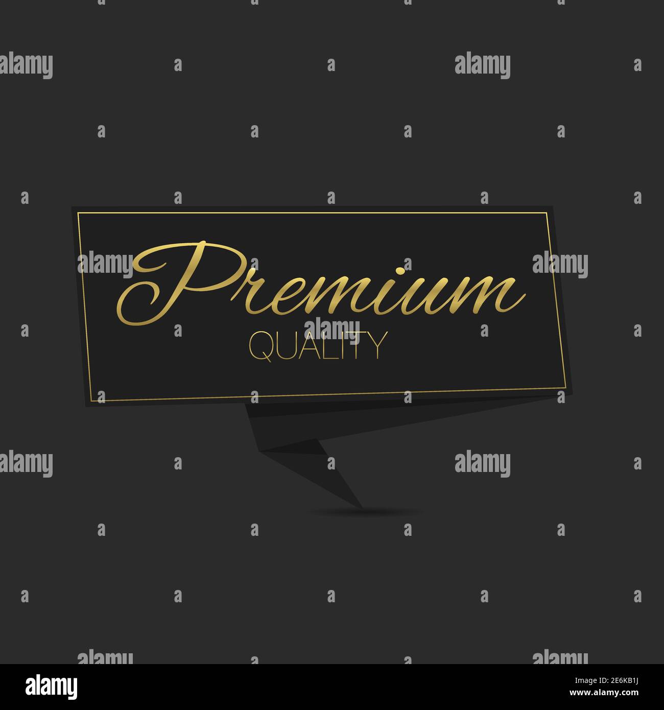 Banner in Premium-Qualität Stock Vektor