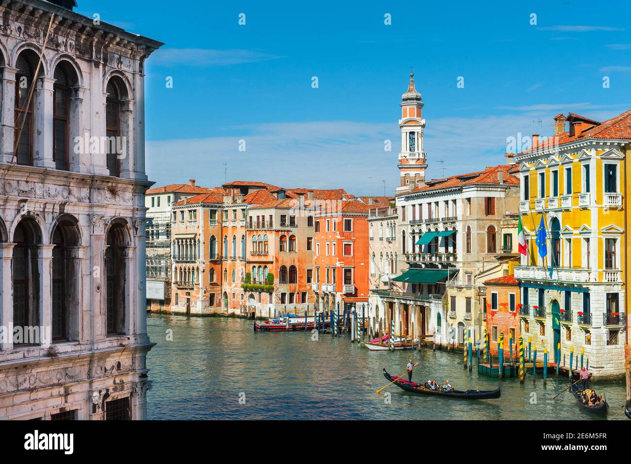 Der Canal Grande Venedig, Italien. Stockfoto