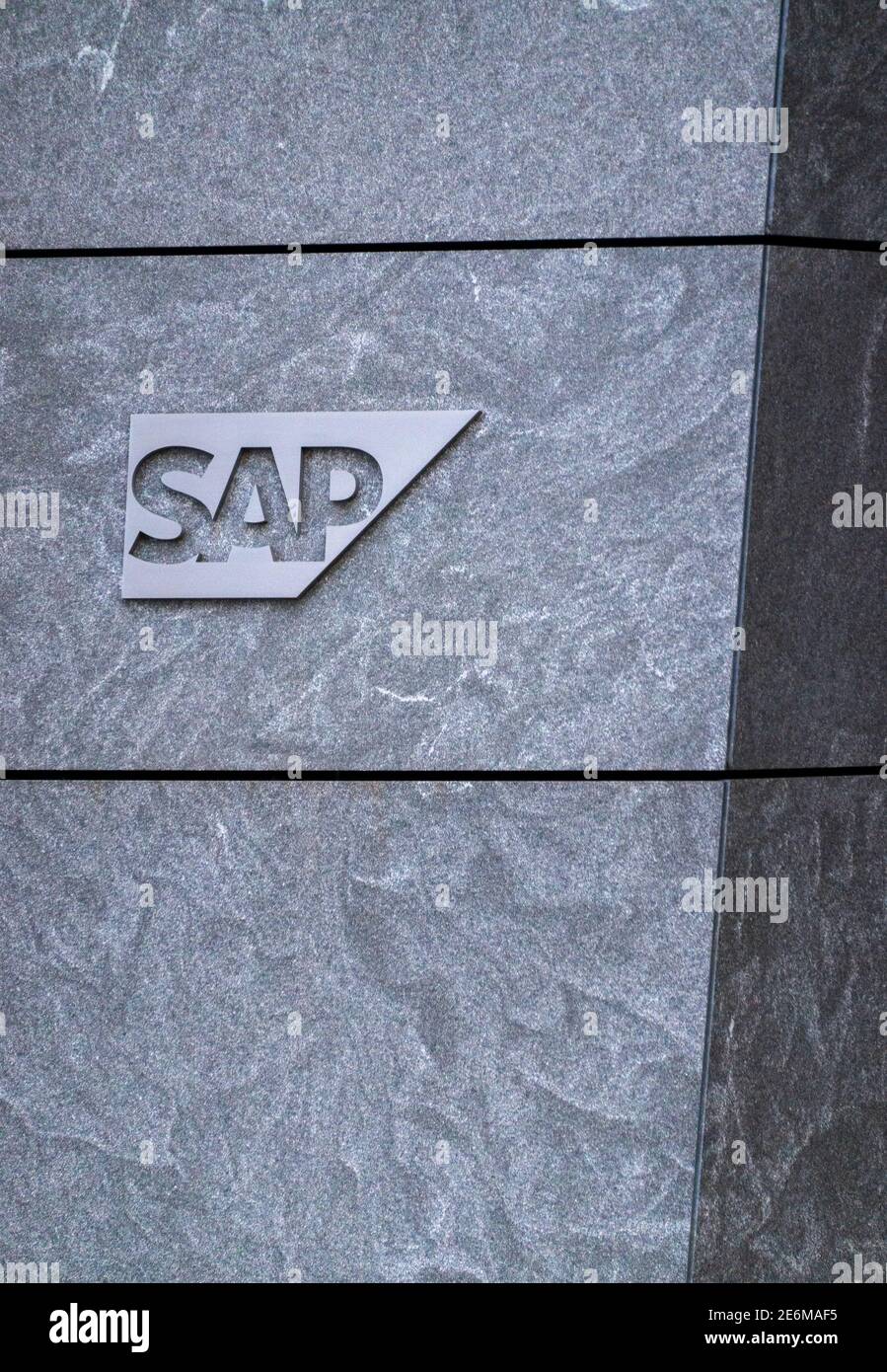 SAP-Software-Unternehmen in Manhattan New York City Stockfoto