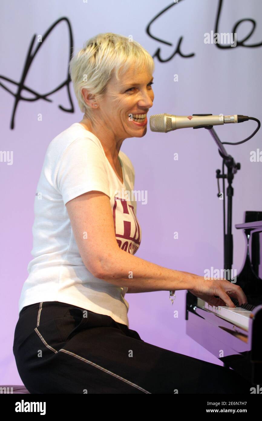 Annie Lennox, Burda-Live Musik, Offenburg 7.7.2008 Stockfoto