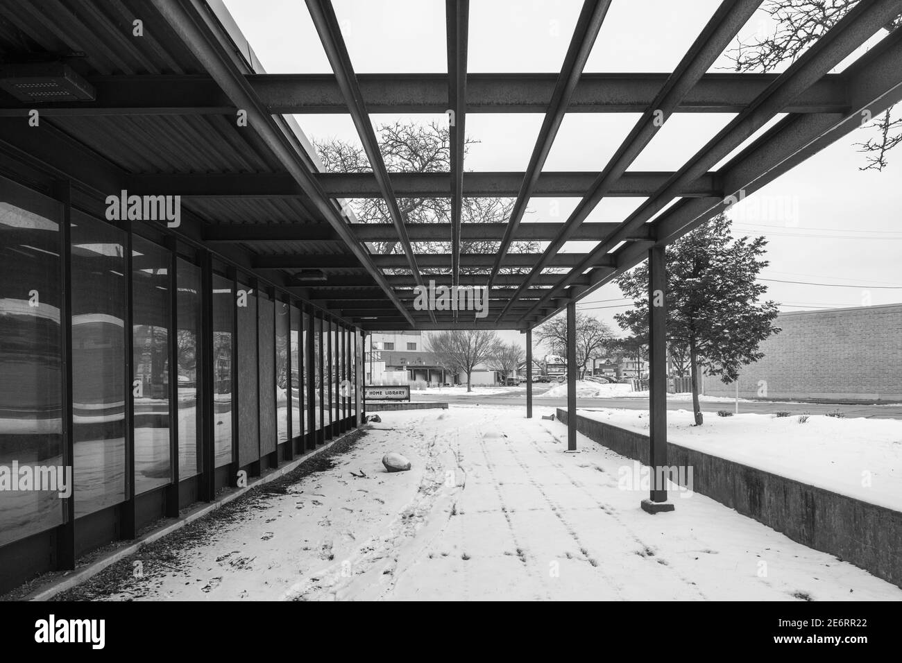 Forest Home Library Stockfoto