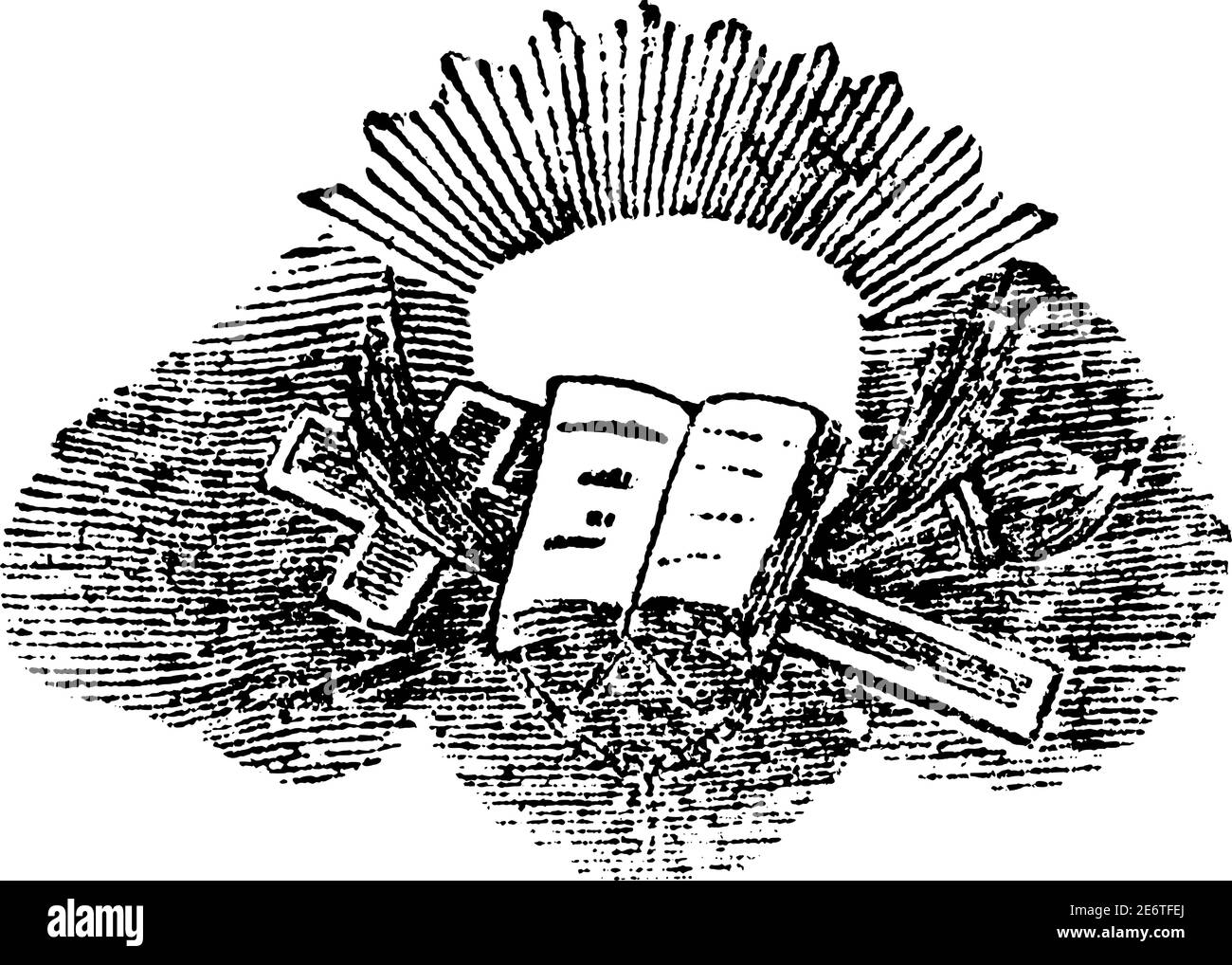 Kreuz Und Offene Bibel Stock Vektorgrafik Alamy