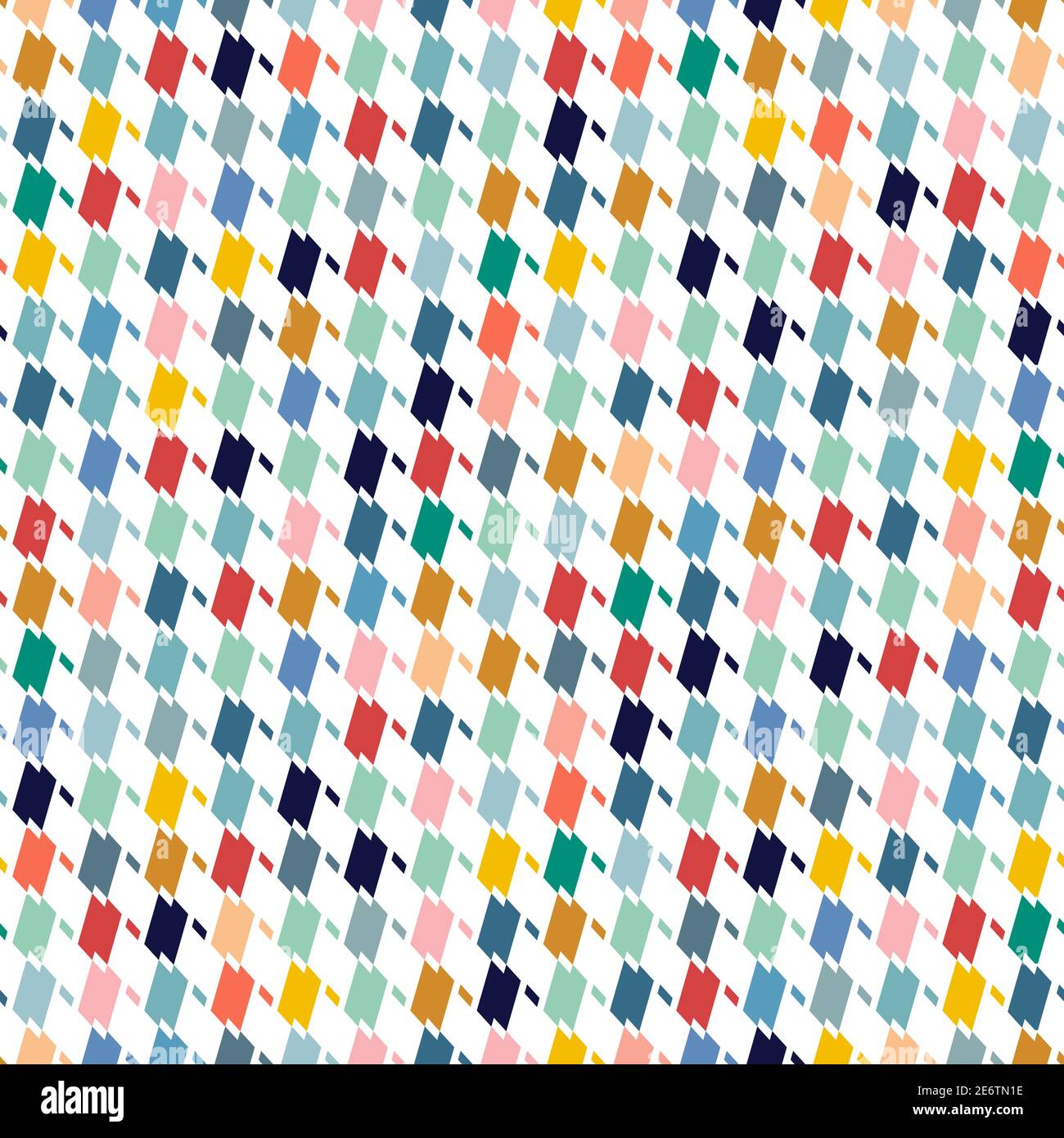 Nahtloses geometrisches Muster. Abstrakter Hintergrund. Perfekt für Bekleidung, Stoff, Textil, Dekoration, Geschenkpapier Stock Vektor