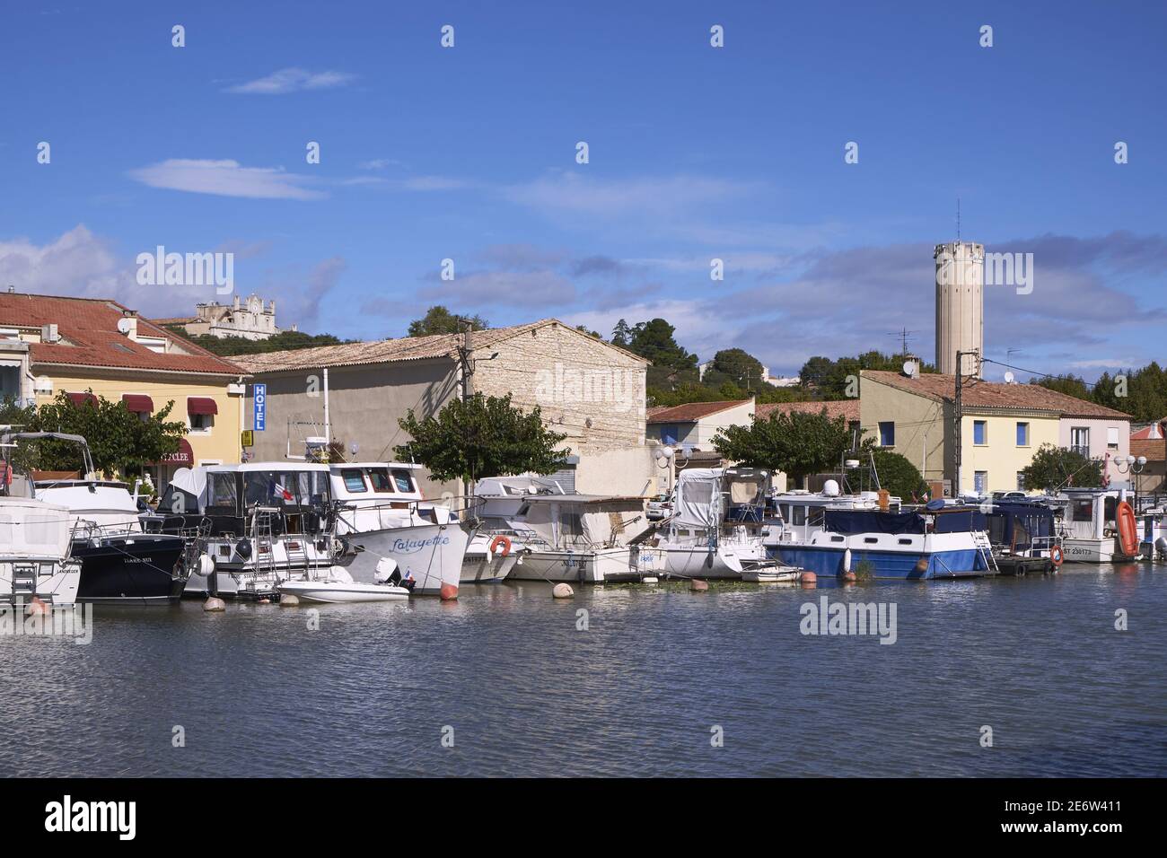 Frankreich, Gard, Saint Gilles, die Marina Stockfoto