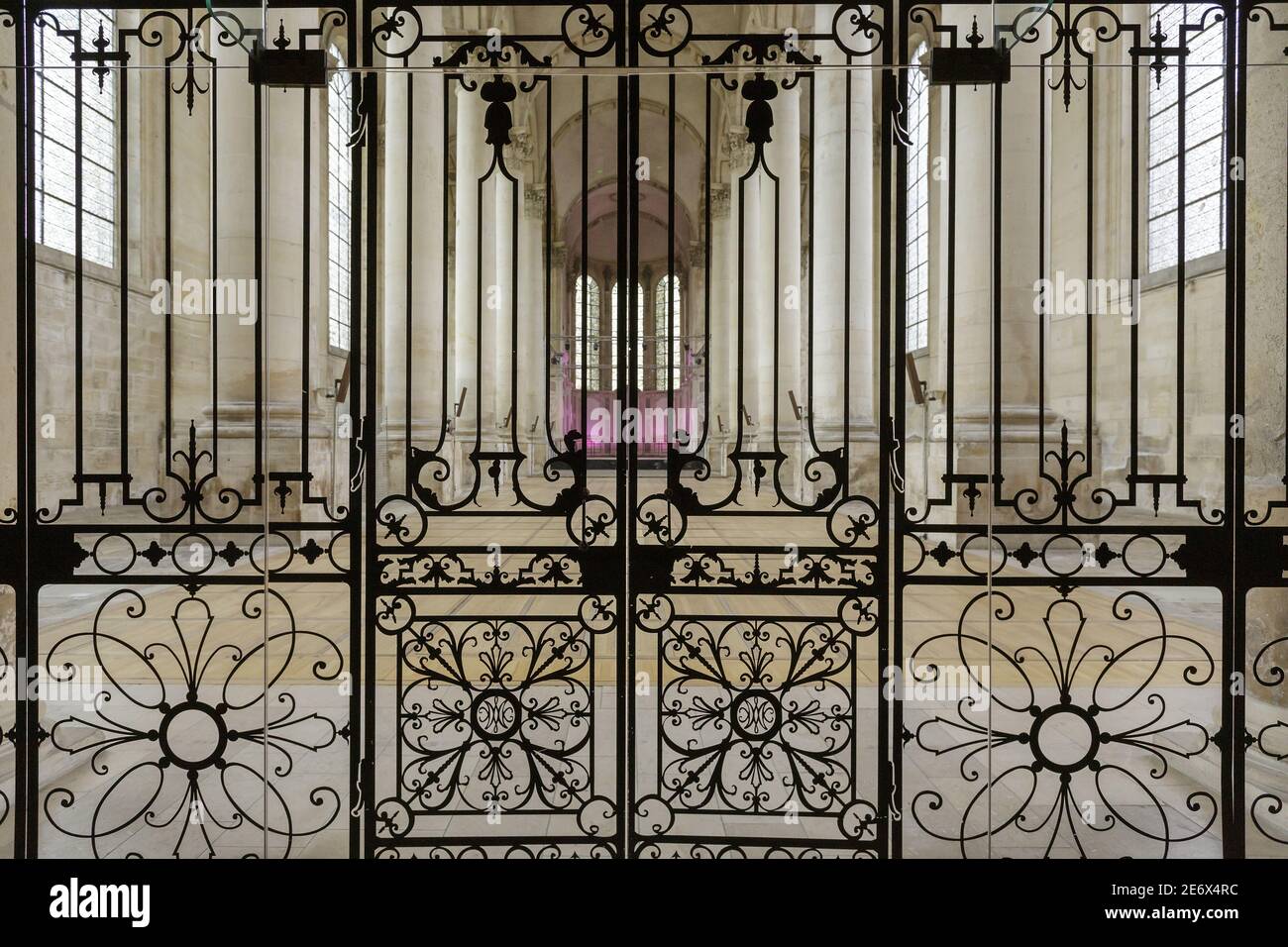 Frankreich, Meurthe et Moselle, Pont ? Mousson, Premontres Abteikirche heute Lothringen Kulturzentrum, Sainte Marie Majeure Abteikirche im klassischen Stil Stockfoto