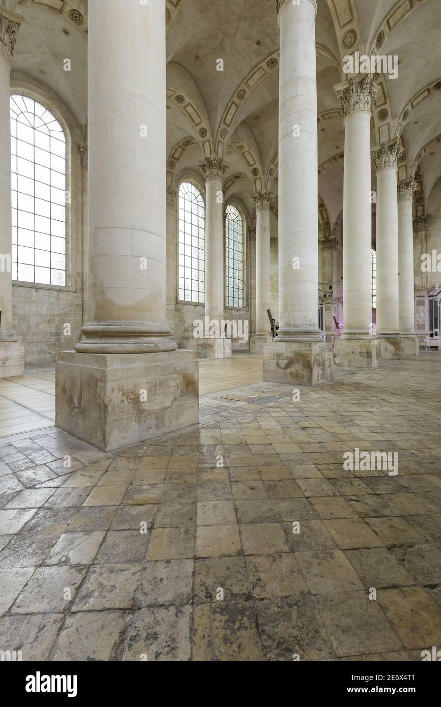 Frankreich, Meurthe et Moselle, Pont ? Mousson, Premontres Abteikirche heute Lothringen Kulturzentrum, Sainte Marie Majeure Abteikirche im klassischen Stil Stockfoto