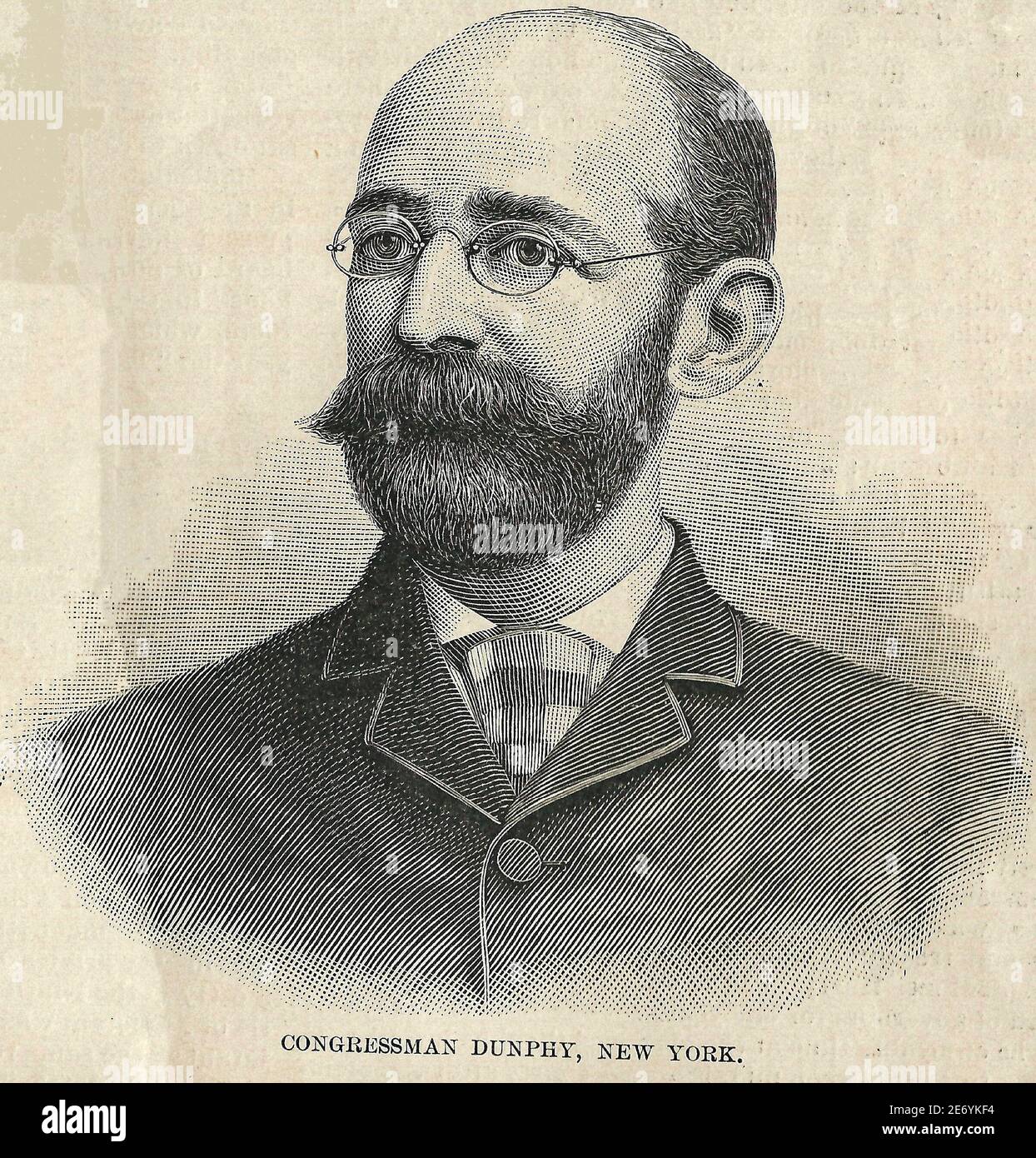 Kongressabgeordneter Edward J. Dunphy aus New York, um 1890 Stockfoto