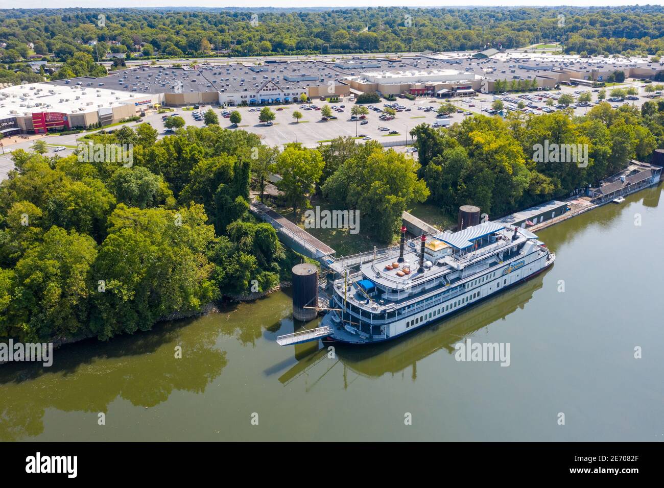 General Jackson Showboat, Cumberland River, Opry Mills Mall, Nashville, TN, USA Stockfoto