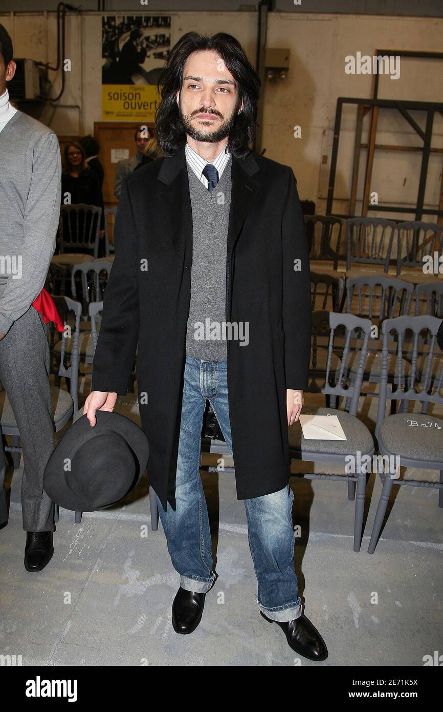 Vincent Martinez nimmt am 28. Januar 2007 an der Präsentation der Herbst-Winter-Kollektion 2007-2008 von Yves Saint Laurent in Paris Teil. Foto von Nebinger-Orban/ABACAPRESS.COM Stockfoto