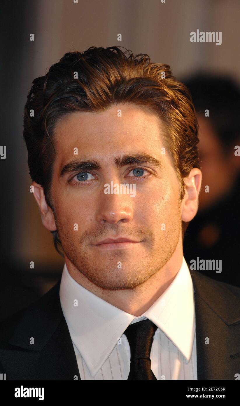 Jake Gyllenhaal kommt zu den Orange British Academy Film Awards 2007 (BAFTAs), die am 11. Februar 2007 im Royal Opera House in Covent Garden, im Zentrum von London, stattfinden. Foto von Nicolas Khayat/ABACAPRESS.COM Stockfoto