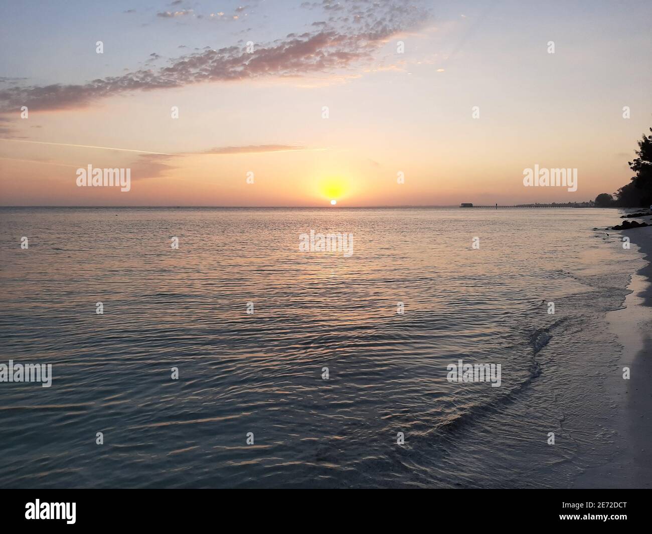 Ein Sonnenaufgang in Florida Stockfoto