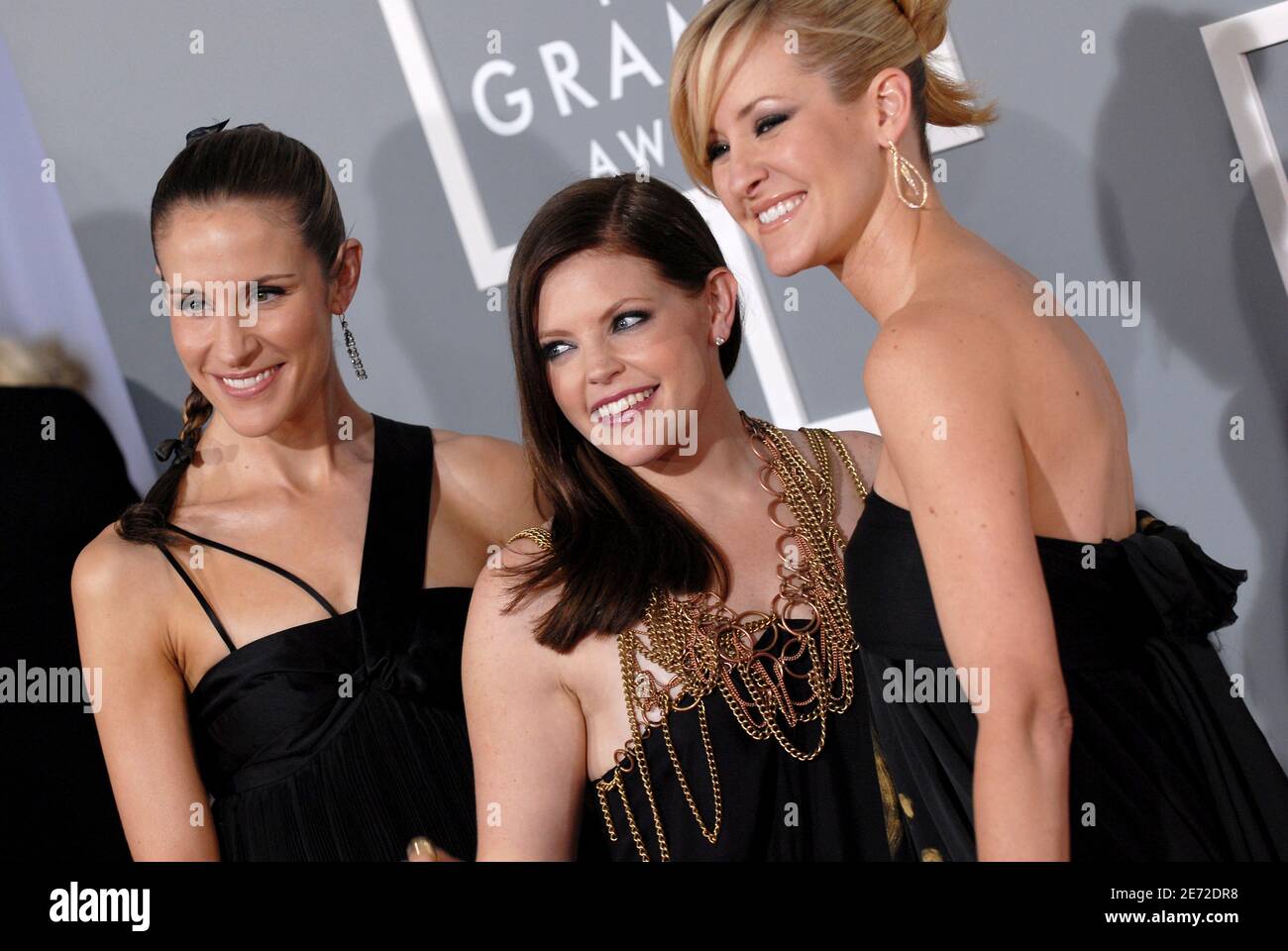 Emily Robinson, Natalie Maines und Martie Maguire kommen zu den 49. Annual Grammy Awards, die am 11. Februar 2007 im Staples Center in Los Angeles, CA, USA, verliehen werden. Foto von Lionel Hahn/ABACAPRESS.COM Stockfoto