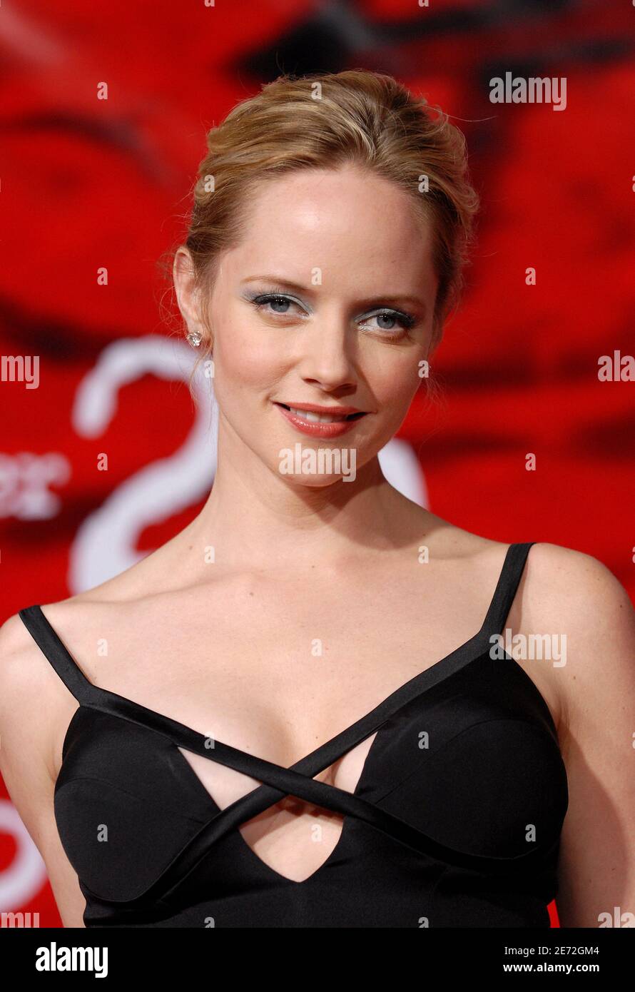 Marley Shelton nimmt an der Premiere von "The Number 23" Teil, die am 13. Februar 2007 im Orpheum Theatre in Los Angeles, CA, USA, stattfand. Foto von Lionel Hahn/ABACAPRESS.COM Stockfoto