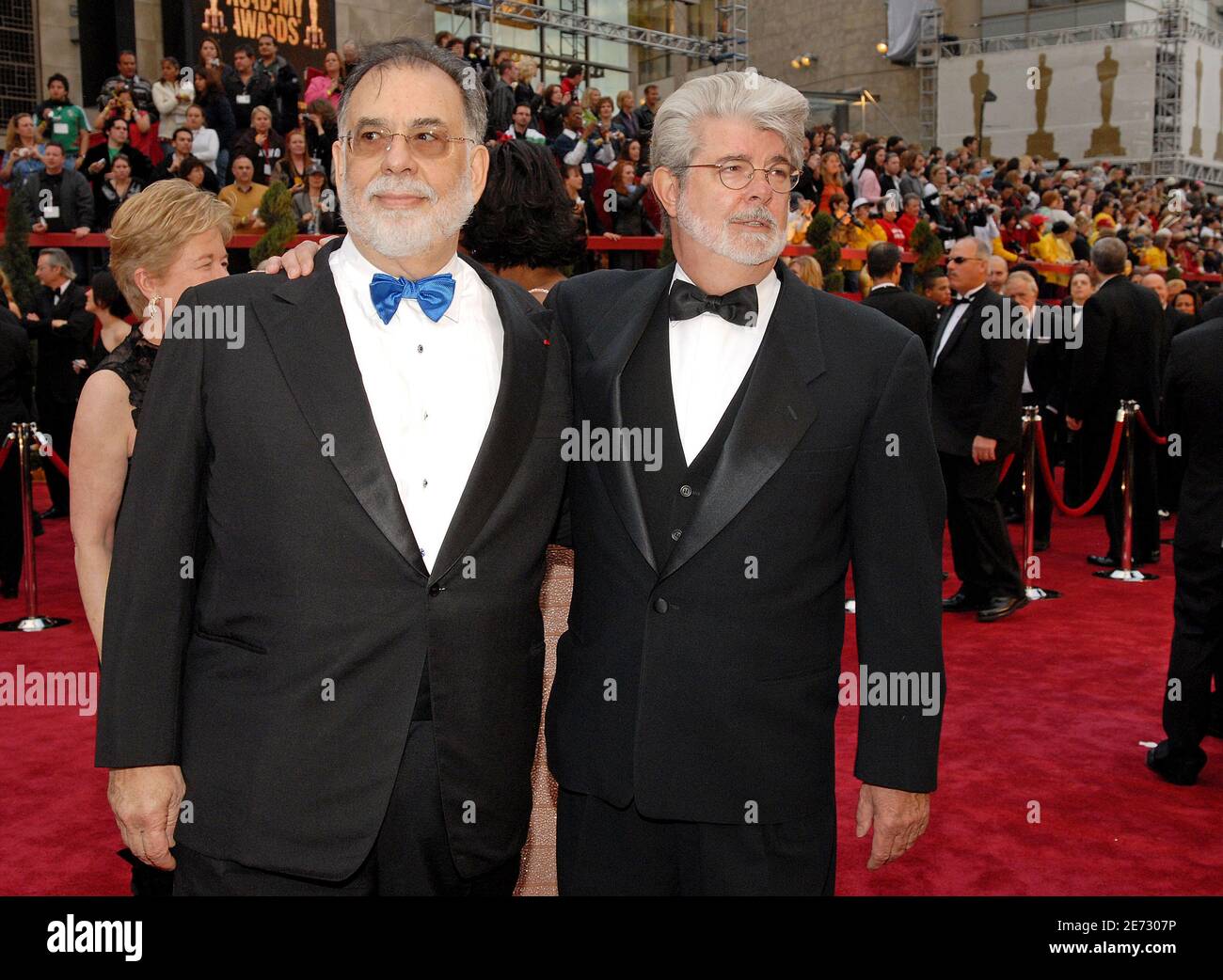 Francis Ford Coppola und George Lucas bei der 79. Academy Awards am 25. Februar 2007 im Kodak Theater am Hollywood Boulevard in Los Angeles, CA, USA. Foto von Hahn-Khayat-Douliery/ABACAPRESS.COM Stockfoto