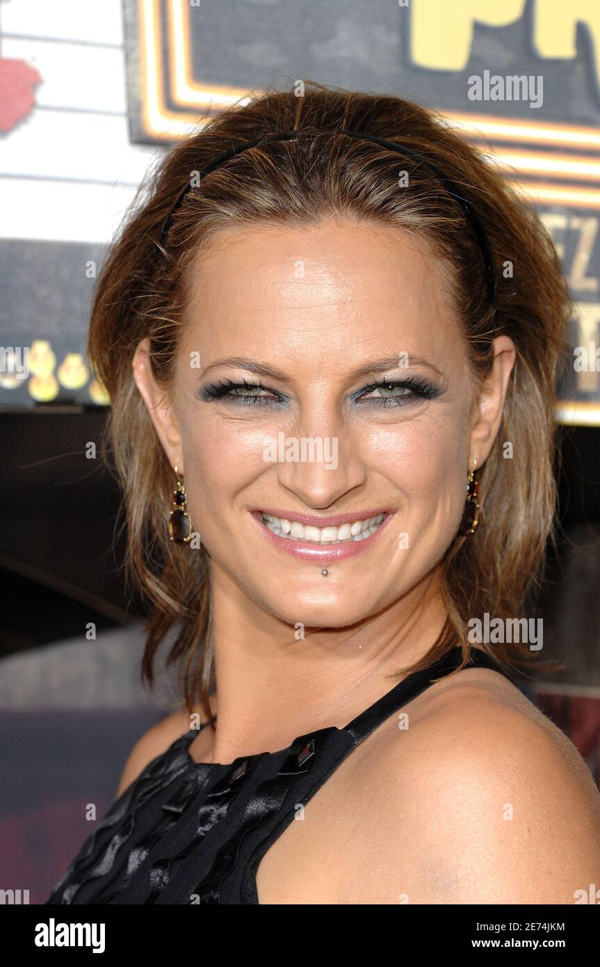 Zoe Bell nimmt an der Premiere von Dimension Films 'Grindhouse' Teil, die am 26. März 2007 im Orpheum Theatre in Los Angeles, CA, USA, stattfand. Foto von Lionel Hahn/ABACAPRESS.COM Stockfoto