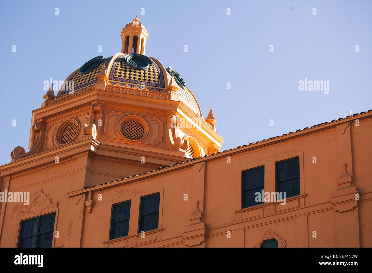 Balboa Theaterdach in der Innenstadt von San Diego, Kalifornien Stockfoto