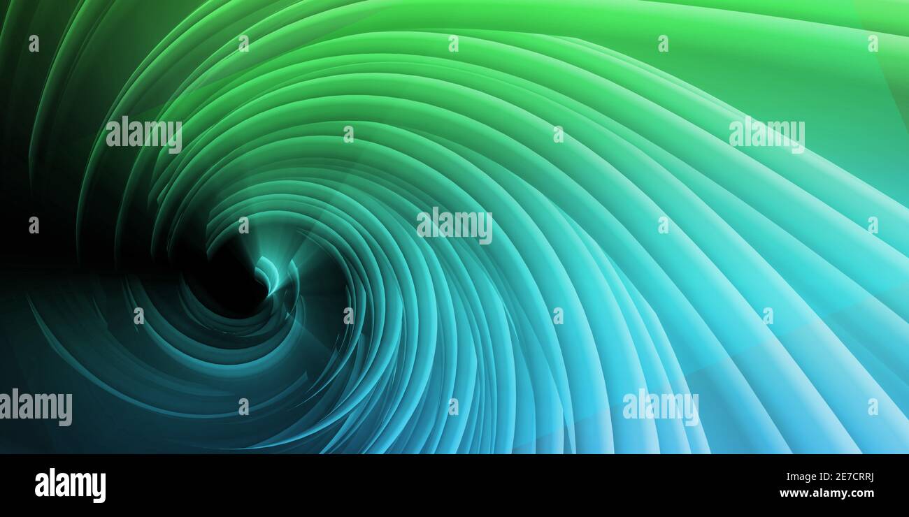 Virtual Tidal Wave Swirl Abstract Hintergrund Zukunftskonzept Stockfoto