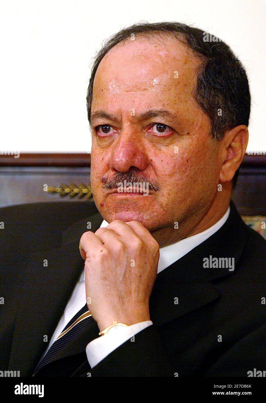 Massoud Barzani President Iraqi Kurdistan Stockfotos Und Bilder Kaufen Alamy