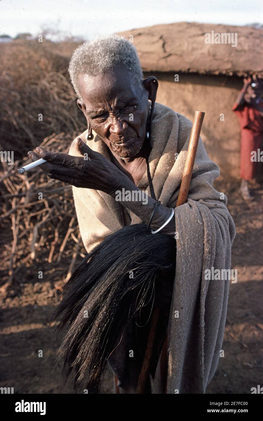 Maasai Stamm Kenia Stockfoto