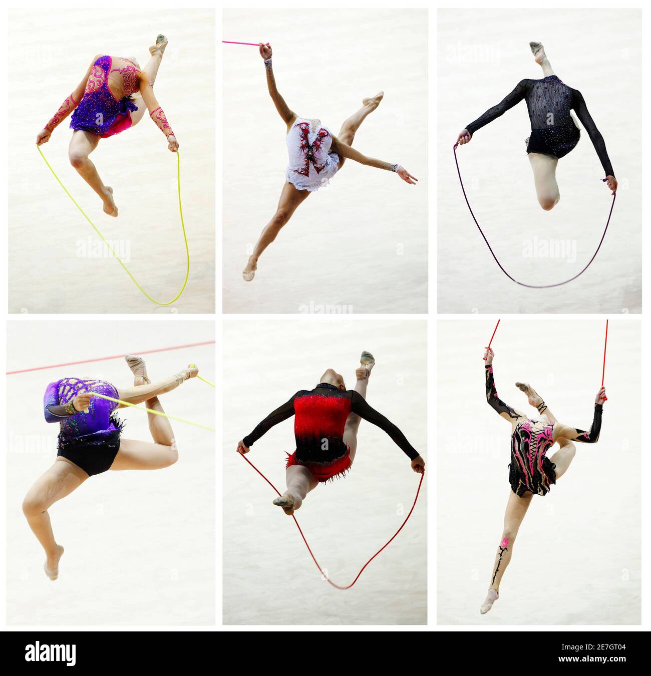 Rhythmische sportgymnastik seil Ausgeschnittene Stockfotos und -bilder -  Alamy