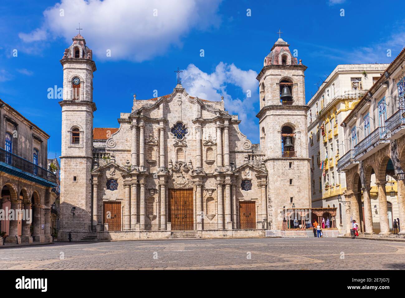 Die Kathedrale von San Cristobal de La Havana - Kuba Stockfoto