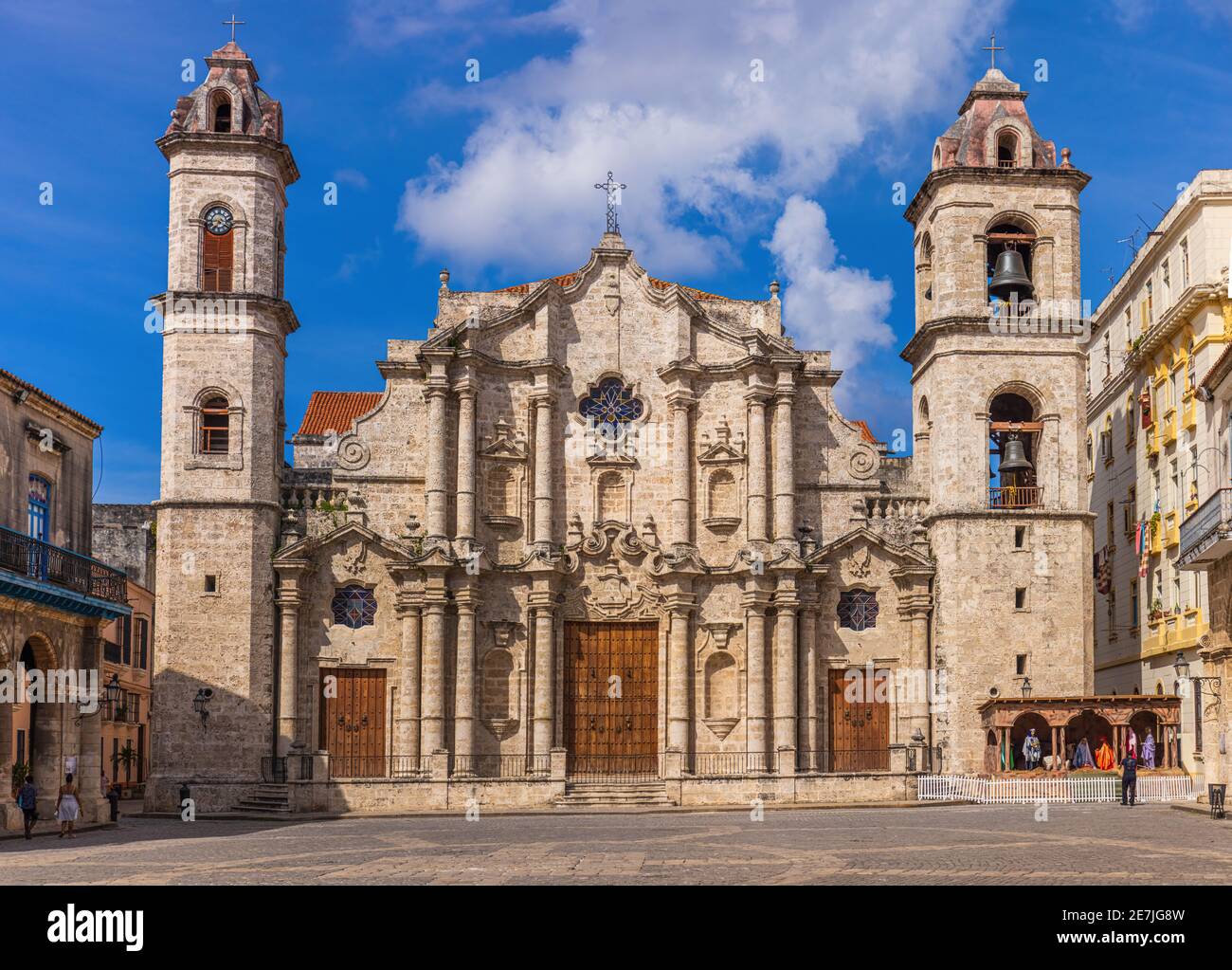 Die Kathedrale von San Cristobal de La Havana - Kuba Stockfoto