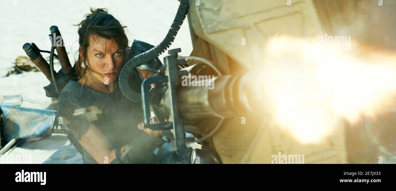 MILLA JOVOVOVICH in MONSTER HUNTER (2020), Regie PAUL W. S. ANDERSON. Kredit: CONSTANTIN FILM / Album Stockfoto