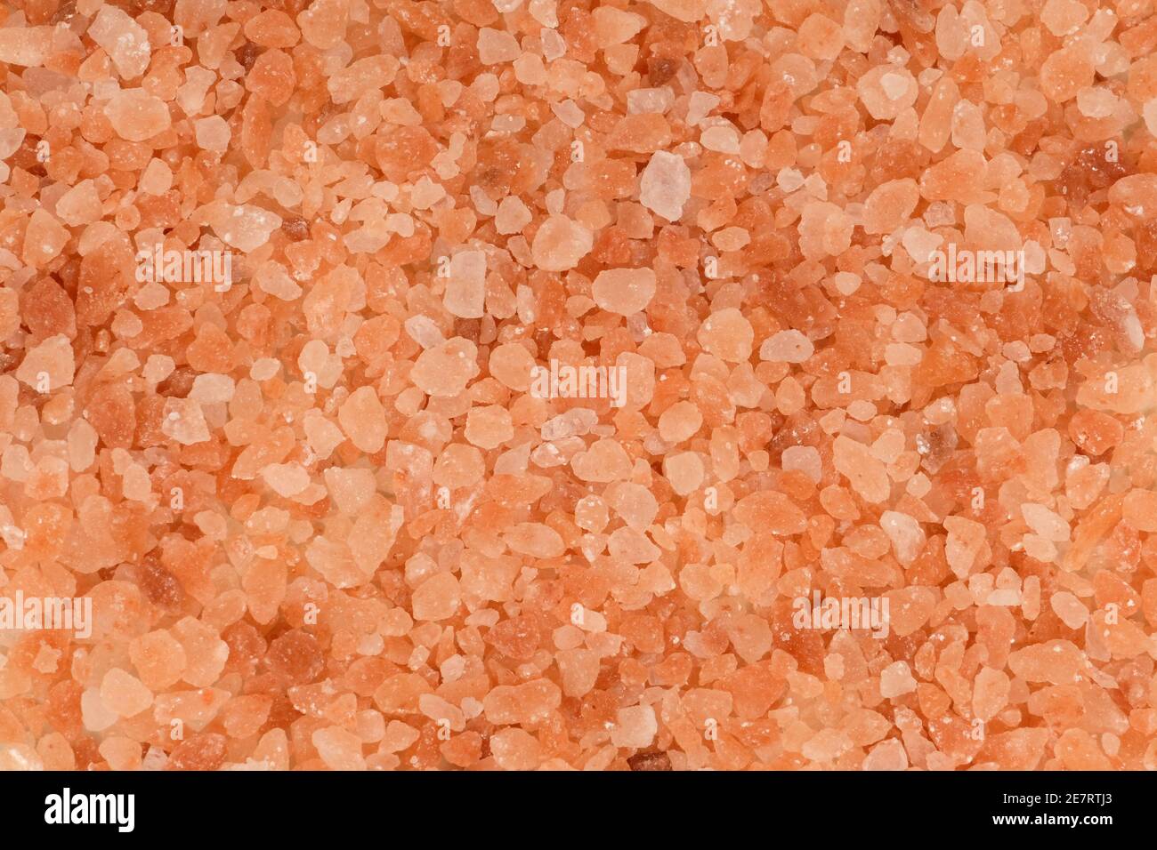 Nahaufnahme von rosa Himalaya-Salz Stockfoto