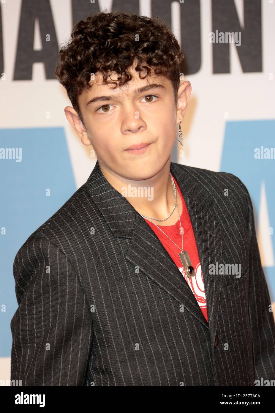 Oct 10, 2019 - London, England, UK - BFI London Film Festival 2019 - Le Mans '66 Premiere Fotoshows: Noah Jupe Stockfoto