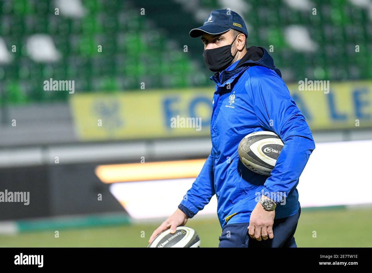 Treviso, Italien. Januar 2021. Treviso, Italien, Monigo Stadion, 30. Januar 2021, V während Benetton Treviso vs Munster Rugby - Rugby Guinness Pro 14 Spiel Credit: Ettore Griffoni/LPS/ZUMA Wire/Alamy Live News Stockfoto