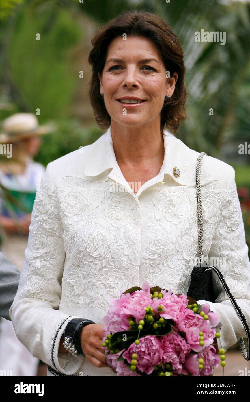 Prinzessin Caroline von Hannover nimmt am 12. Mai 2007 am 40. Internationalen Wettbewerb der Bunde in Monaco Teil. Foto von Nebinger-Orban/ABACAPRESS.COM Stockfoto