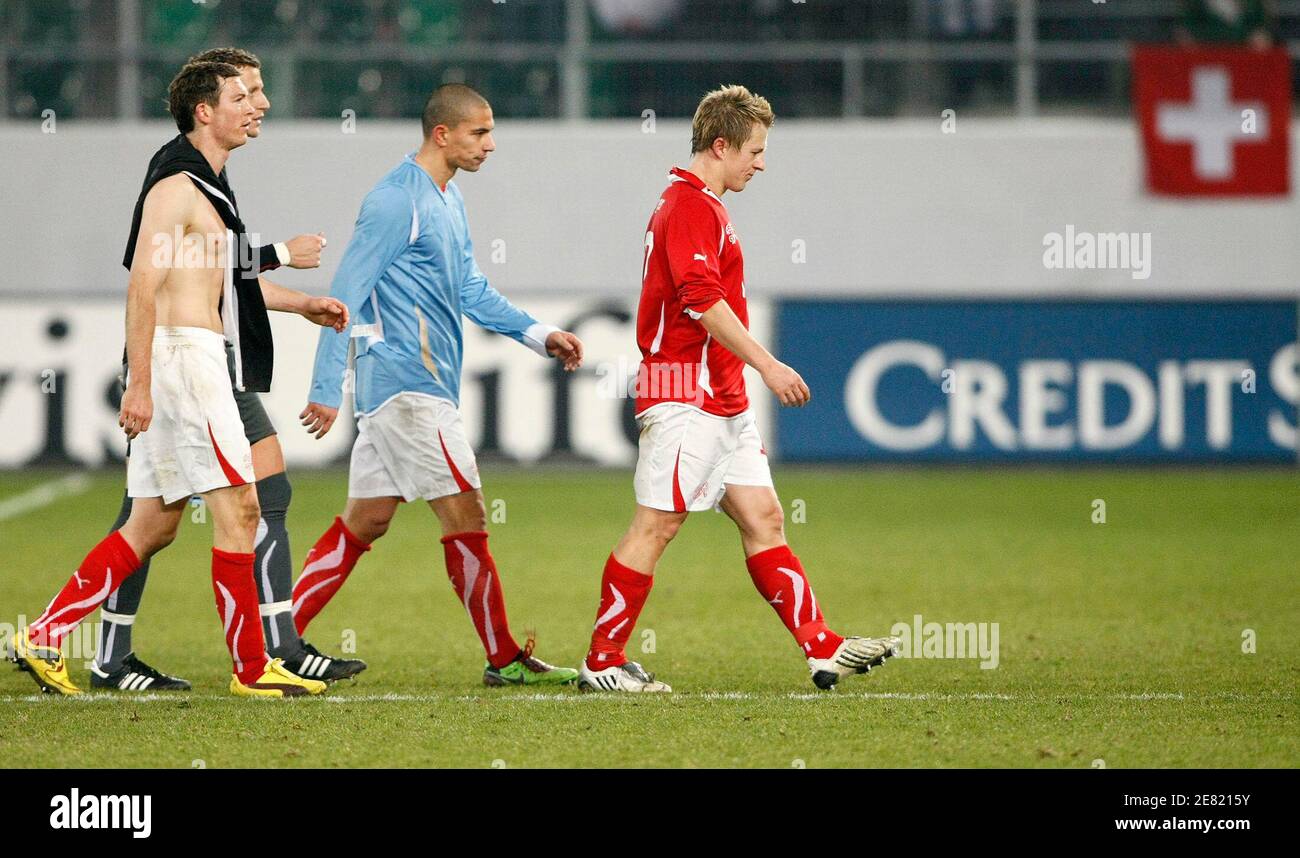 Fußball - International freundlich - Schweiz / Uruguay - AFG Arena.  Tranquillo Barnetta, Schweiz Stockfotografie - Alamy