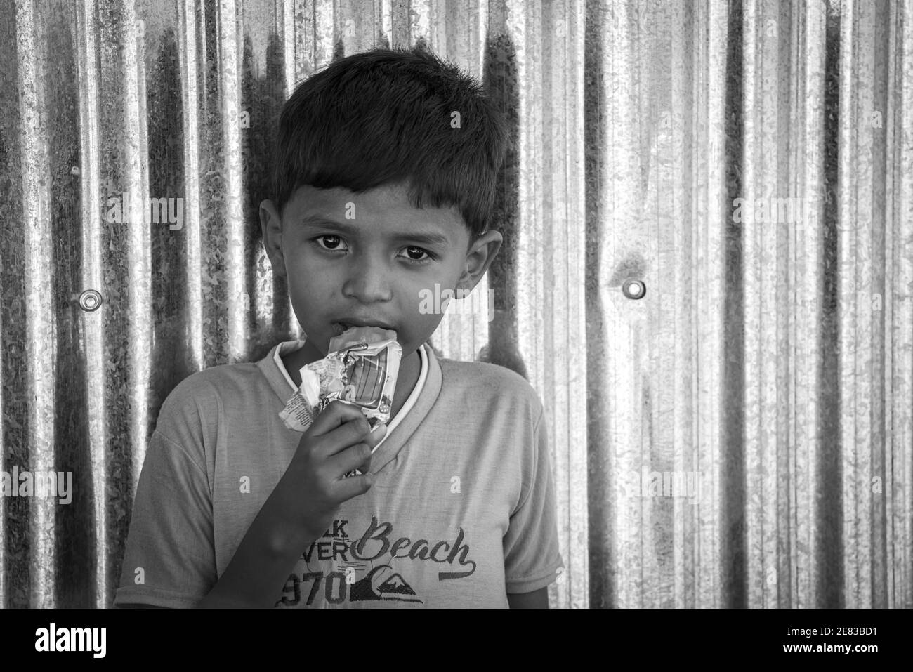 Young Boy in Central American 3rd World Country - Armut Stockfoto