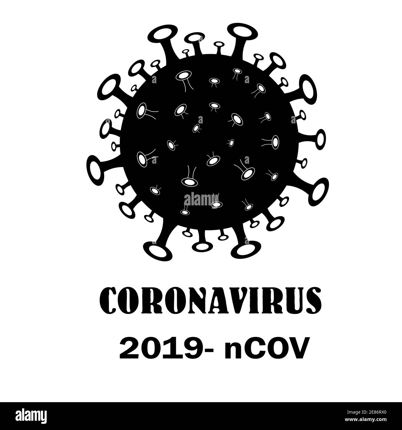 Bakterienkeimpneumonie im Mikroskop während einer Coronavirus-Pandemie Stock Vektor