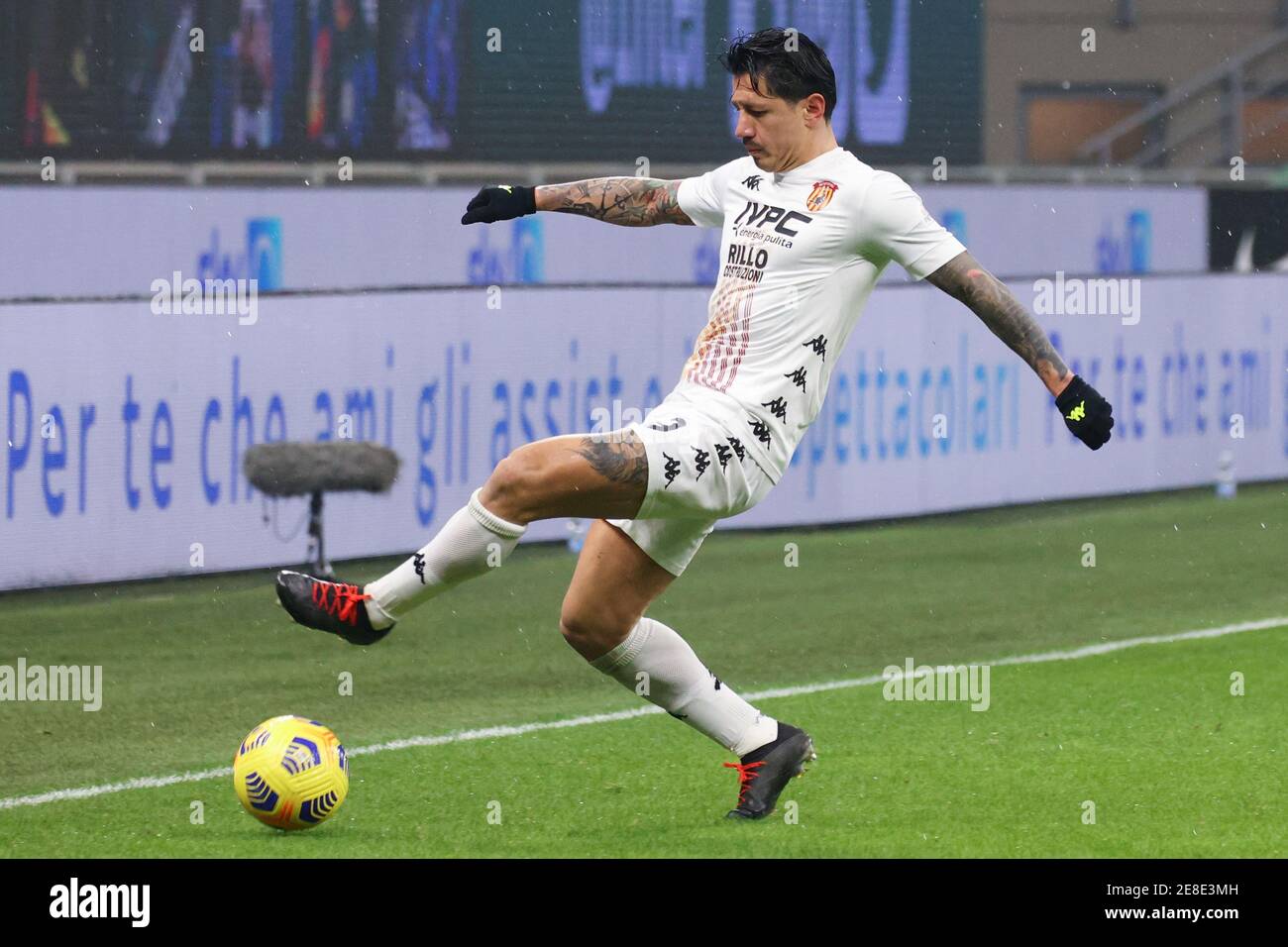 Gianluca Lapadula während der italienischen Meisterschaft Serie A Fußballspiel zwischen FC Internazionale und Benevento Calcio am 30. Januar 2021 im Giuseppe Meazza Stadion in Mailand, Italien - Foto Morgese-Rossini / DPPI / LiveMedia Stockfoto